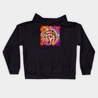 Hands prays to the God Kids Hoodie